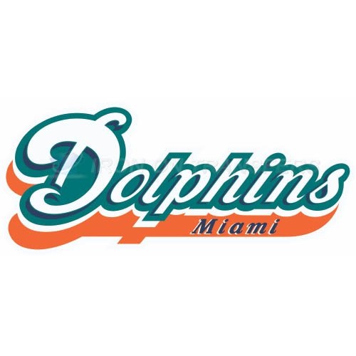 Miami Dolphins Iron-on Stickers (Heat Transfers)NO.577